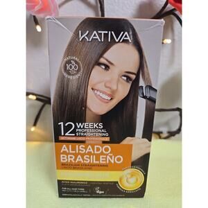Brazilian Straightening Kit, 12 Weeks of Home Use Professional Straightening,...